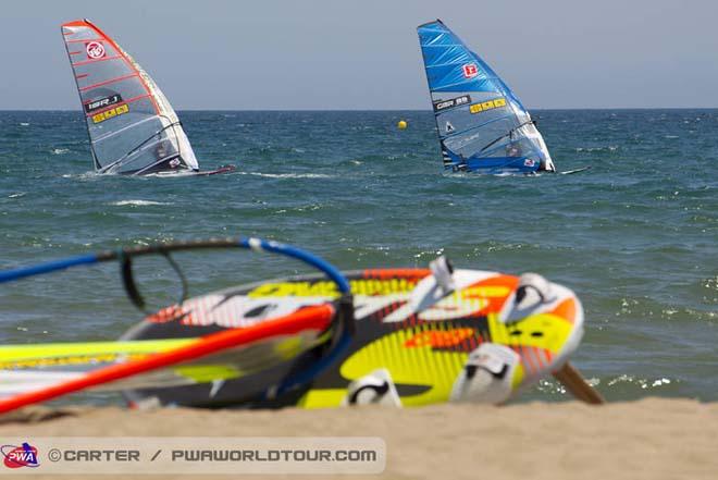 Perfect cruising weather - 2013 PWA Catalunya World Cup ©  John Carter / PWA http://www.pwaworldtour.com